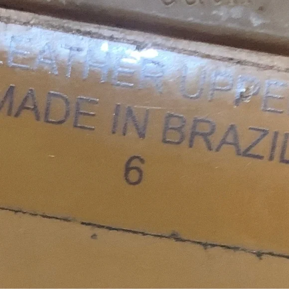 Leather Knot Slide Heels - Black and Tan by Cathy Jean size 6 - Picture 4 of 4